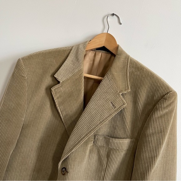 TOMMY HILFIGER Men’s Corduroy Blazer Tan Cord - Picture 3 of 11